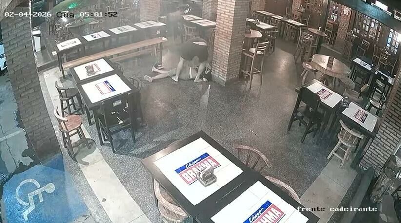 Imagem de compartilhamento para o artigo Vídeo mostra agrônomo matando rapaz a facadas em churrascaria de Cassilândia da MS Todo dia